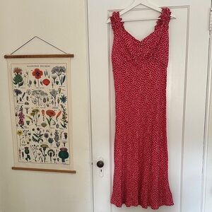 Gap Crepe Sweetheart Maxi Dress NWT